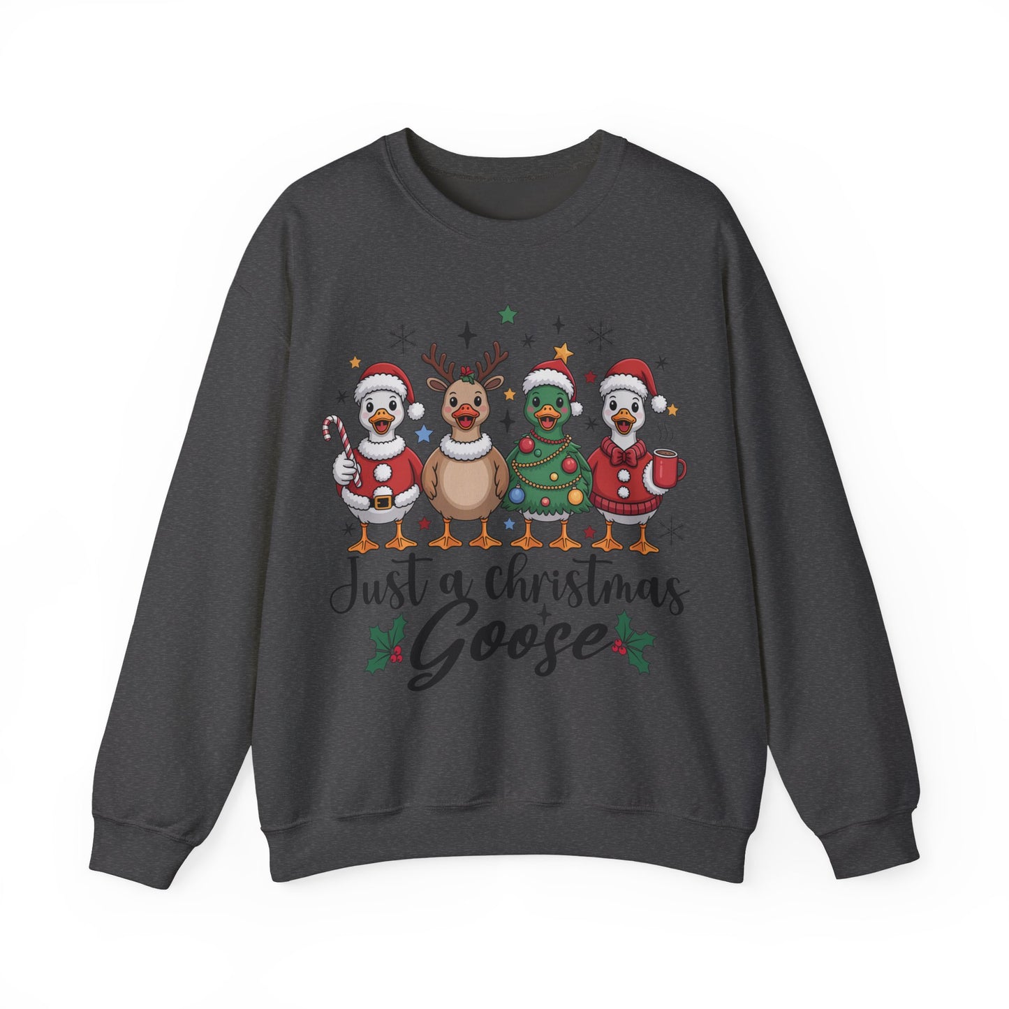 🎄🦆 Christmas Ducks Sweatshirt – Funny Holiday Farm Animal Crewneck 🎁