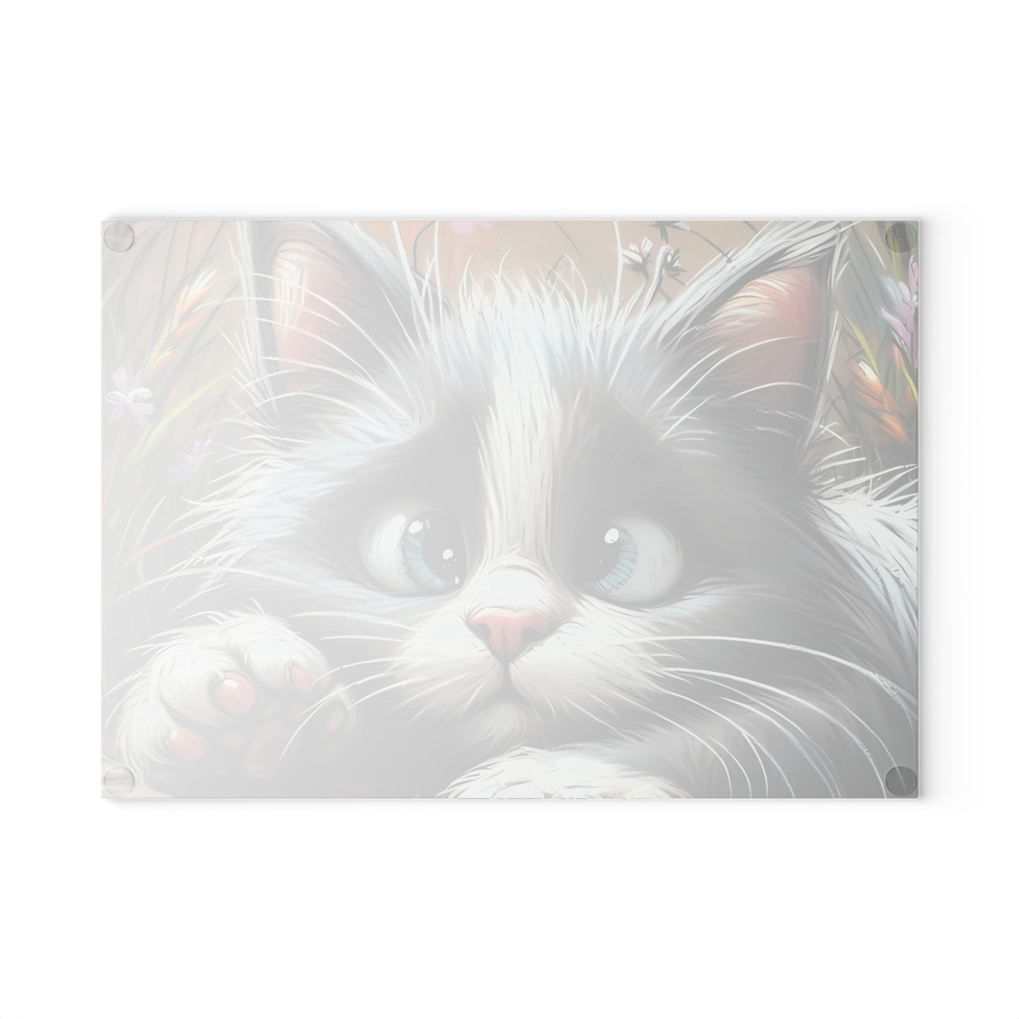 🐾 Adorable Kitten Eyes Cutting Board – Whiskers, Wonder & Warmth for Your Kitchen 🐱