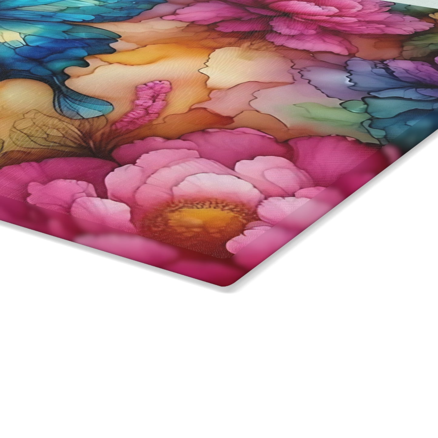 🦋 Blooming Butterfly Cutting Board – Graceful Floral Elegance for Your Kitchen
