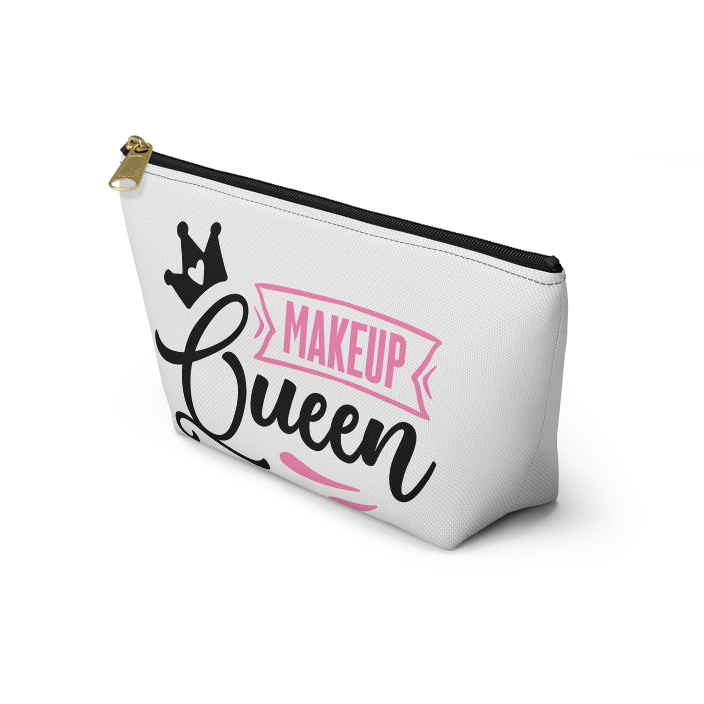 Accessory Pouch – "Makeup Queen" Pink Makeup Bag