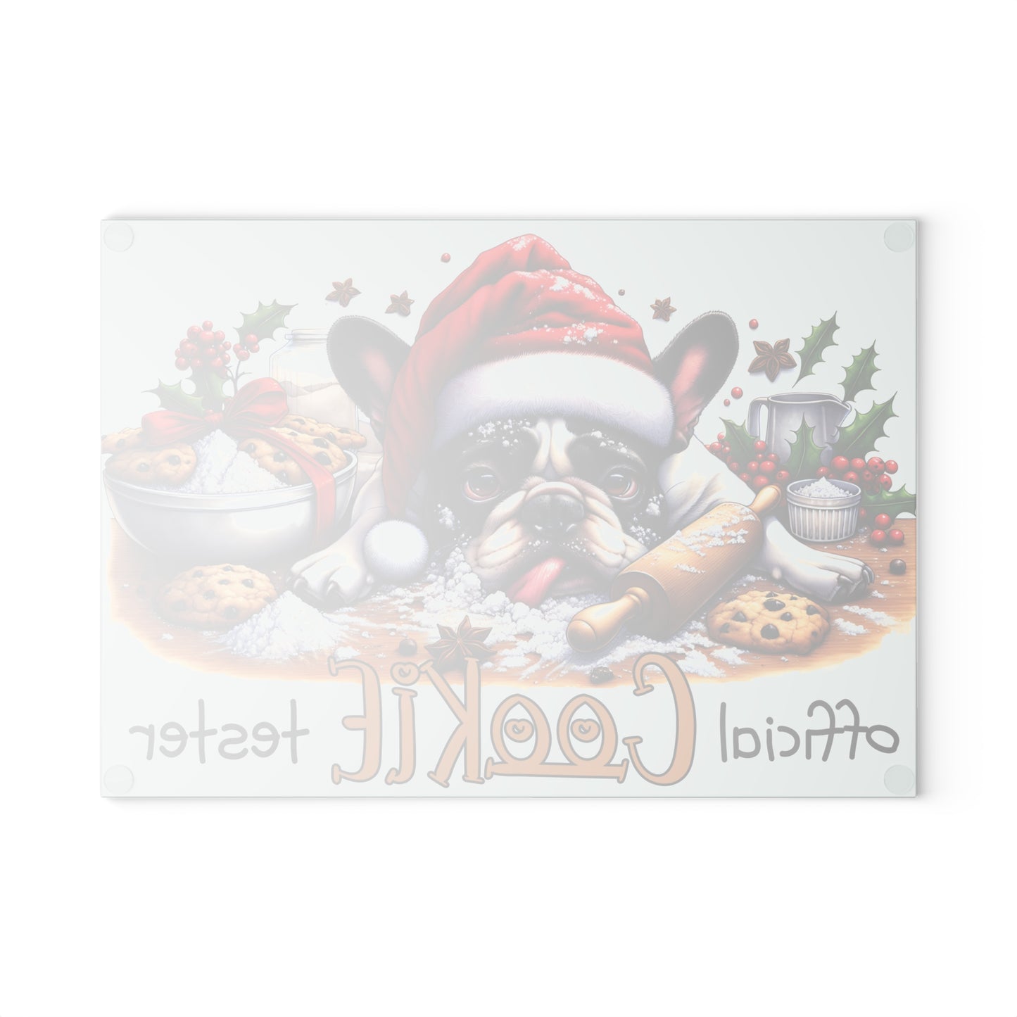 Official Cookie Tester Boston Cutting Board – Holiday Baking Fun for Your Kitchen