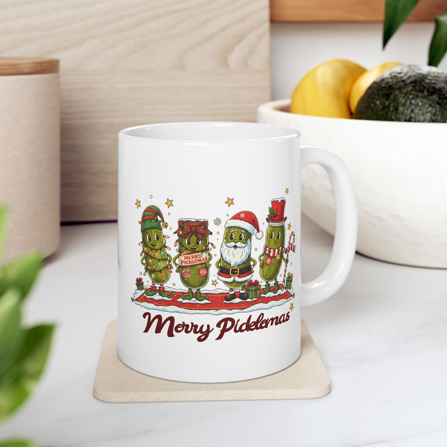 🥒🎄 Merry Picklemas – Festive Christmas Pickle Cup ✨☕
