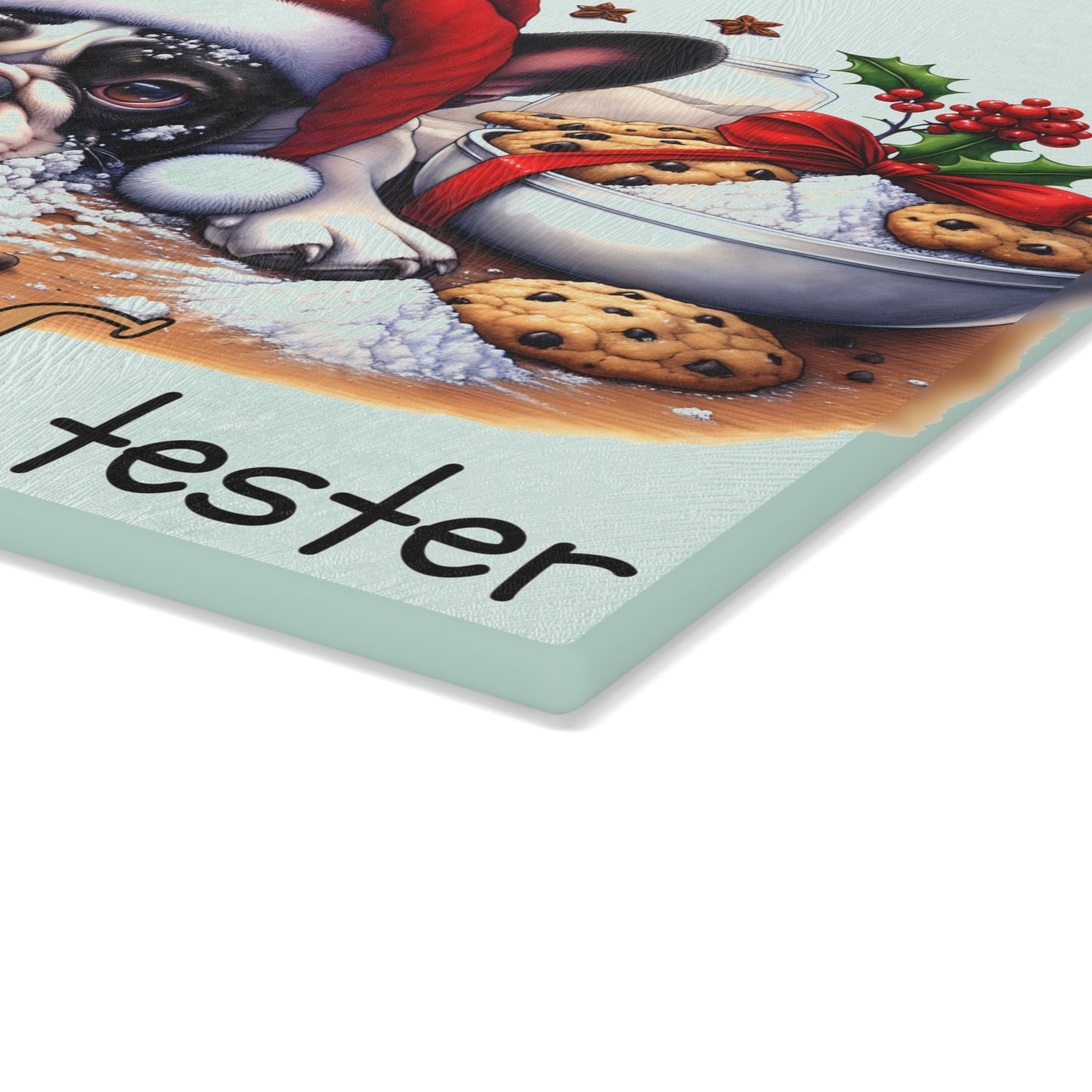 Official Cookie Tester Boston Cutting Board – Holiday Baking Fun for Your Kitchen
