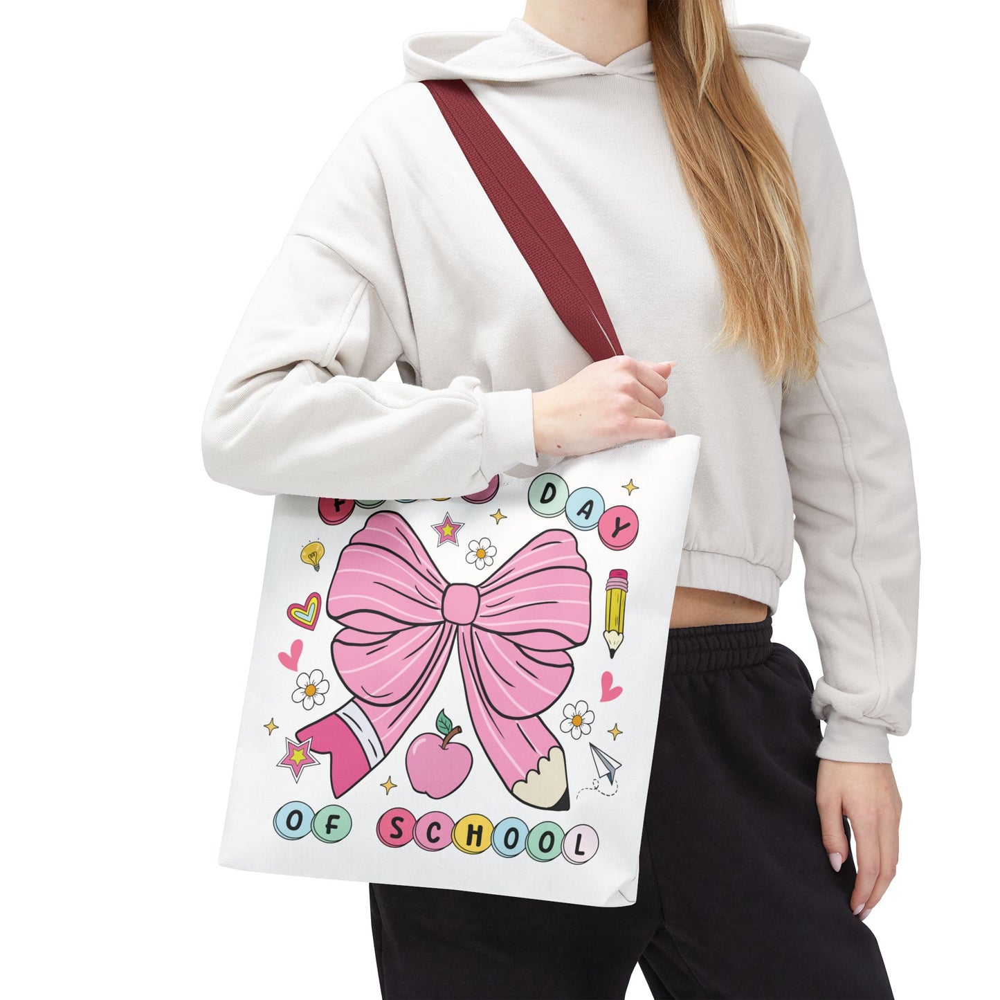 🎀 Coquette First Day of School Tote – Sweet Style for a Smart Start 📚