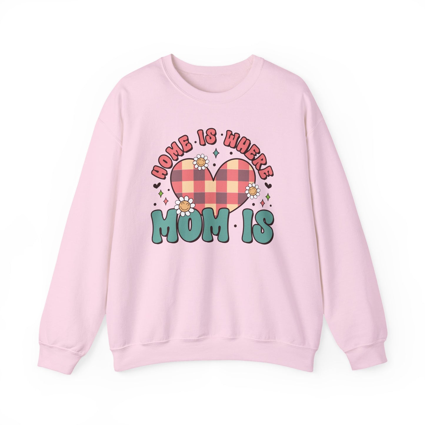 💖🏡 Home Is Where Mom Is Sweatshirt – Cozy Gift for Mothers