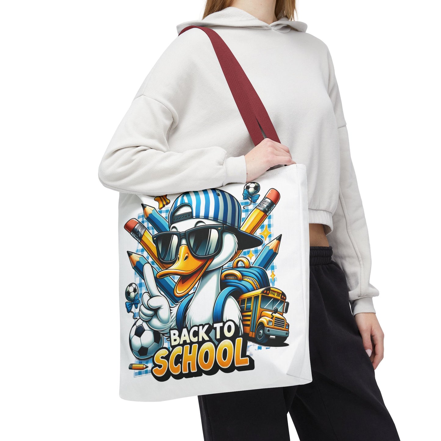 🦆 Cool Duck Back to School Tote – Waddle into the School Year in Style 🏫