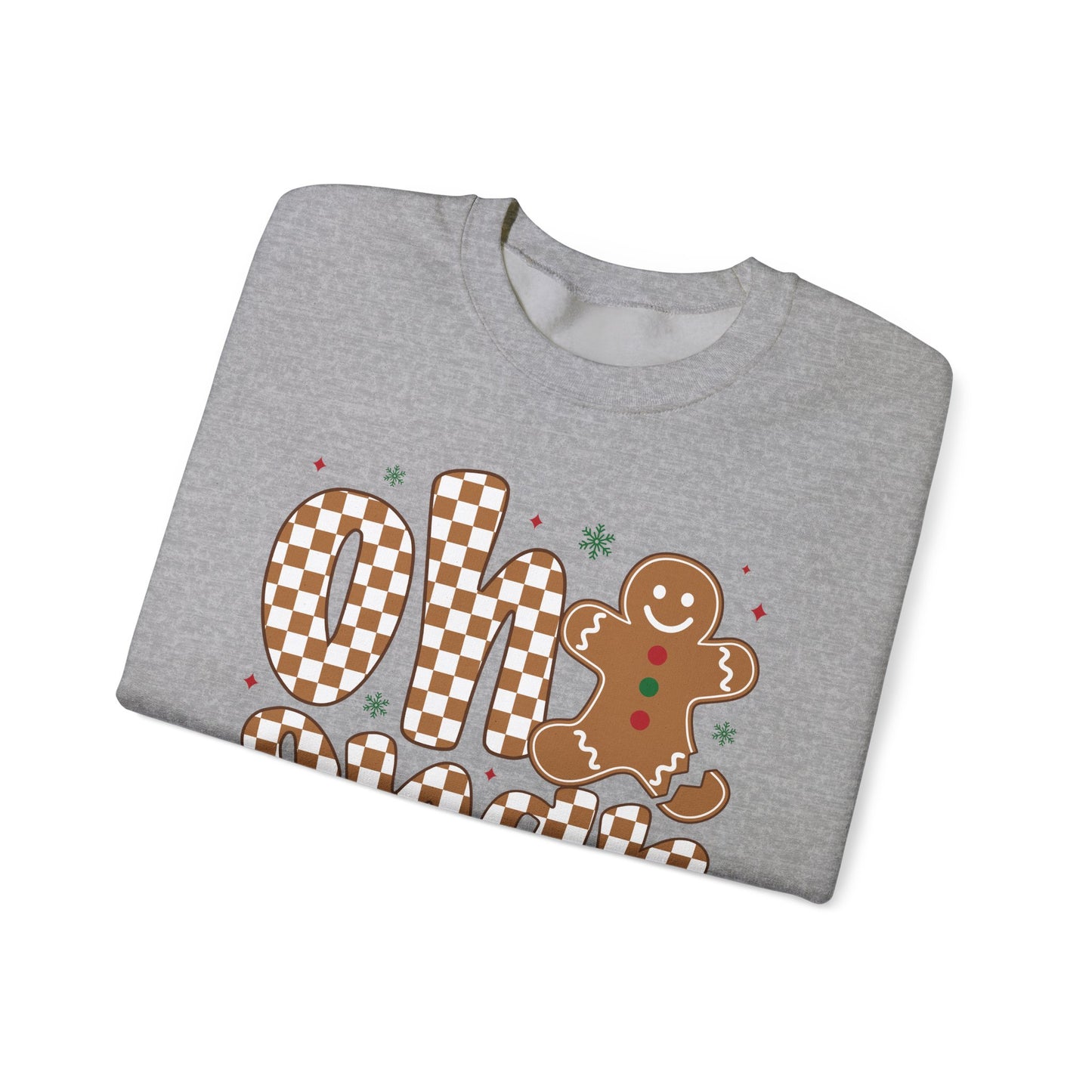 🍪✨ Oh Snap Gingerbread Crewneck – Cozy Pun for Cookie Lovers 🎄😄