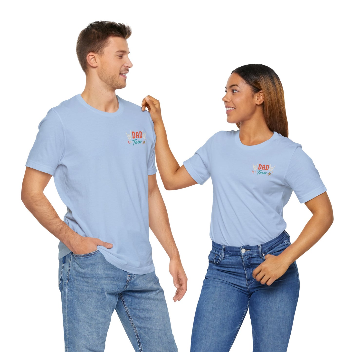 🎤 DAD TOUR – Camiseta divertida para papá inspirada en un concierto