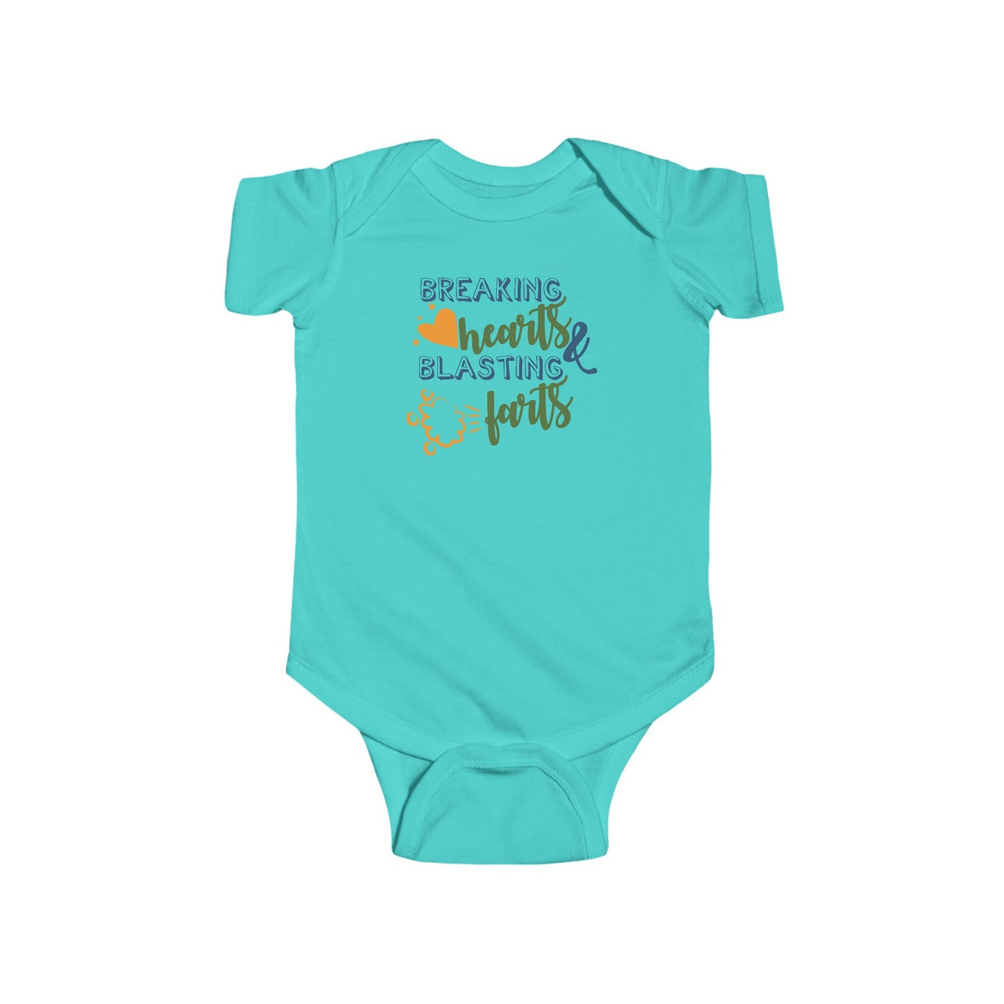 💥 Breaking Hearts & Blasting Farts Baby Onesie – Silly & Playful Statement Outfit 😂✨