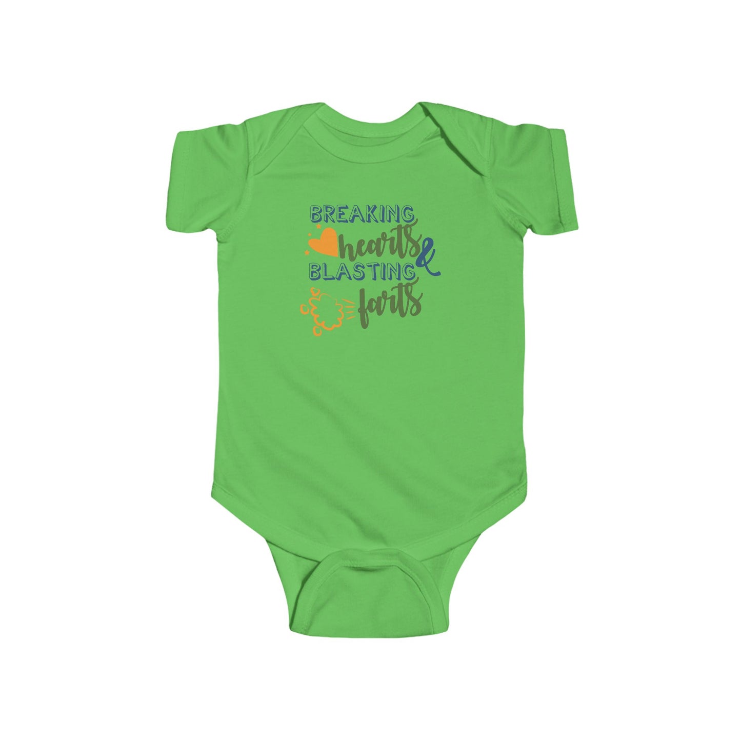 💥 Breaking Hearts & Blasting Farts Baby Onesie – Silly & Playful Statement Outfit 😂✨
