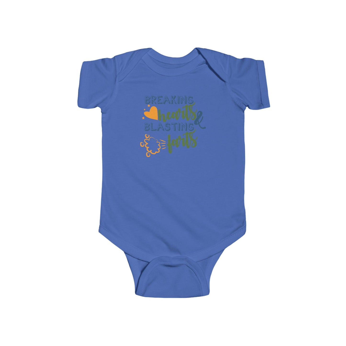 💥 Breaking Hearts & Blasting Farts Baby Onesie – Silly & Playful Statement Outfit 😂✨