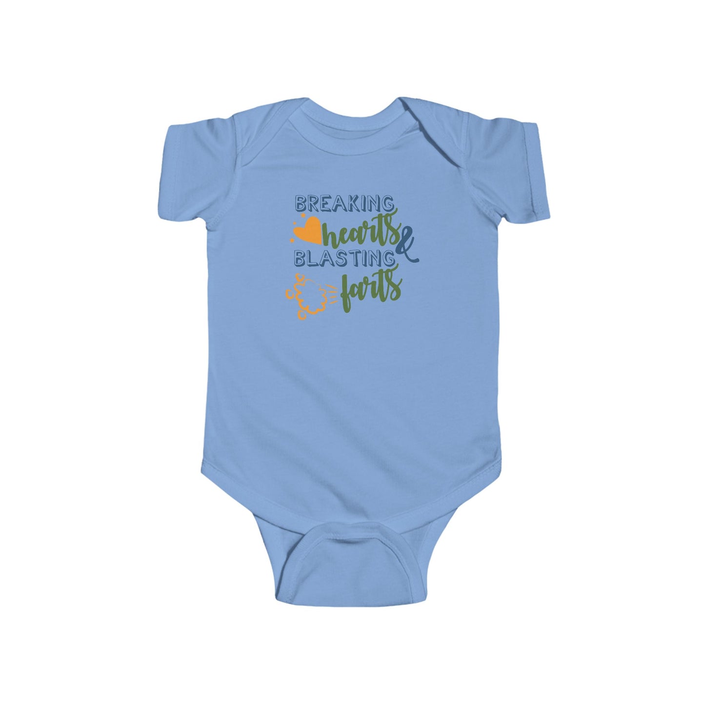 💥 Breaking Hearts & Blasting Farts Baby Onesie – Silly & Playful Statement Outfit 😂✨