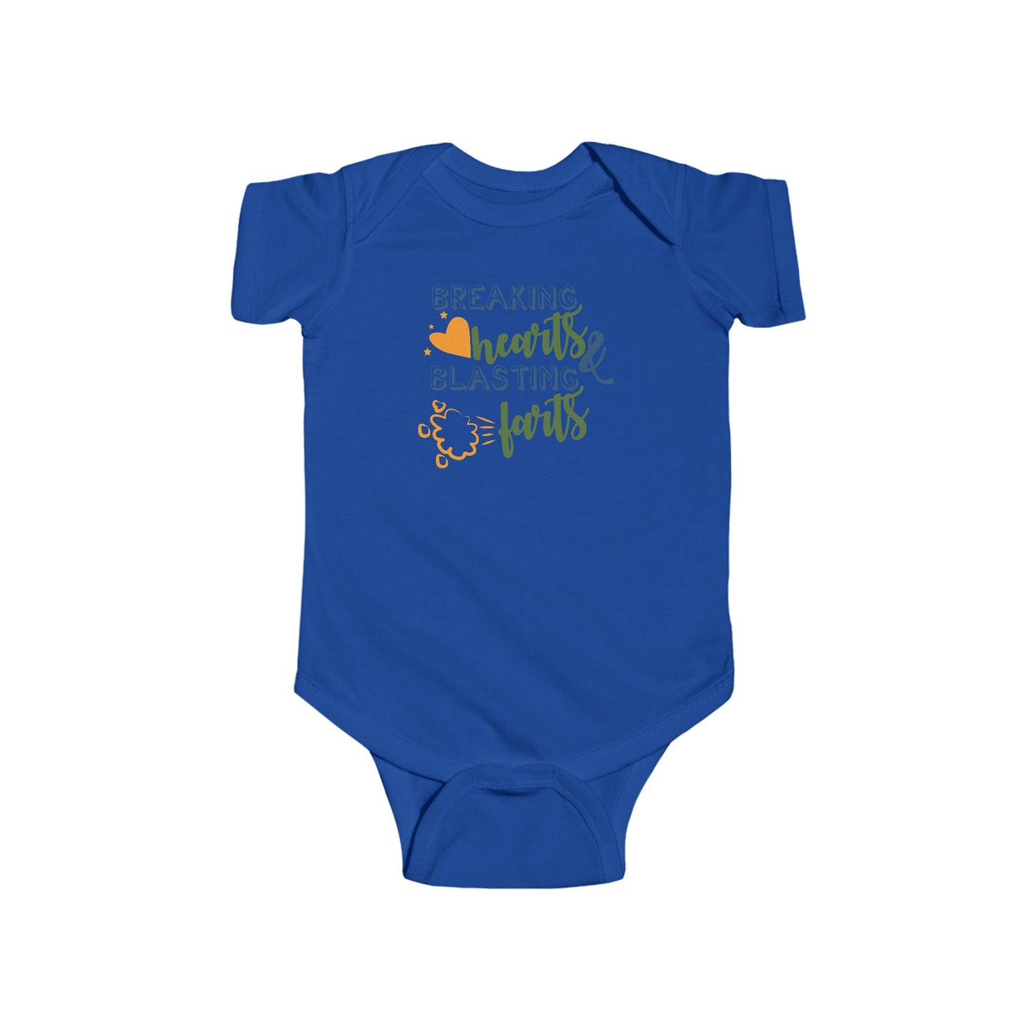💥 Breaking Hearts & Blasting Farts Baby Onesie – Silly & Playful Statement Outfit 😂✨