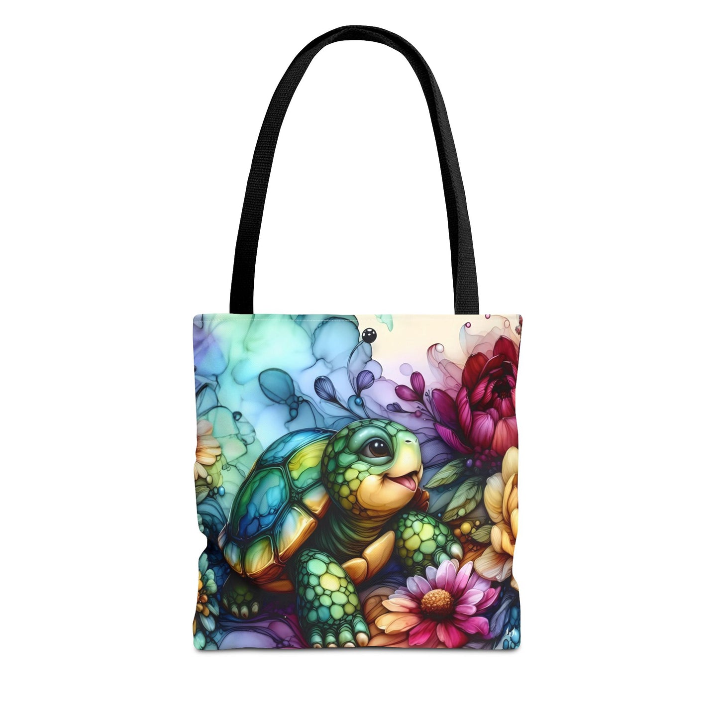 Bolsa de mano - Diseño de tortugas coloridas