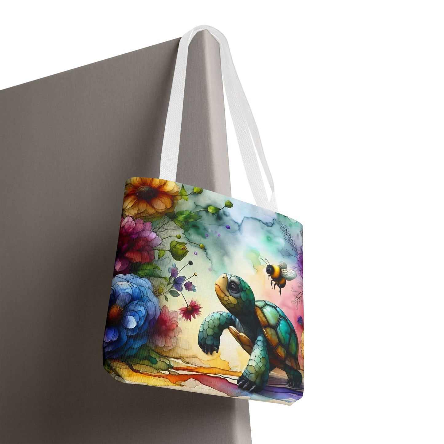 Bolsa de mano - Diseño de tortugas coloridas