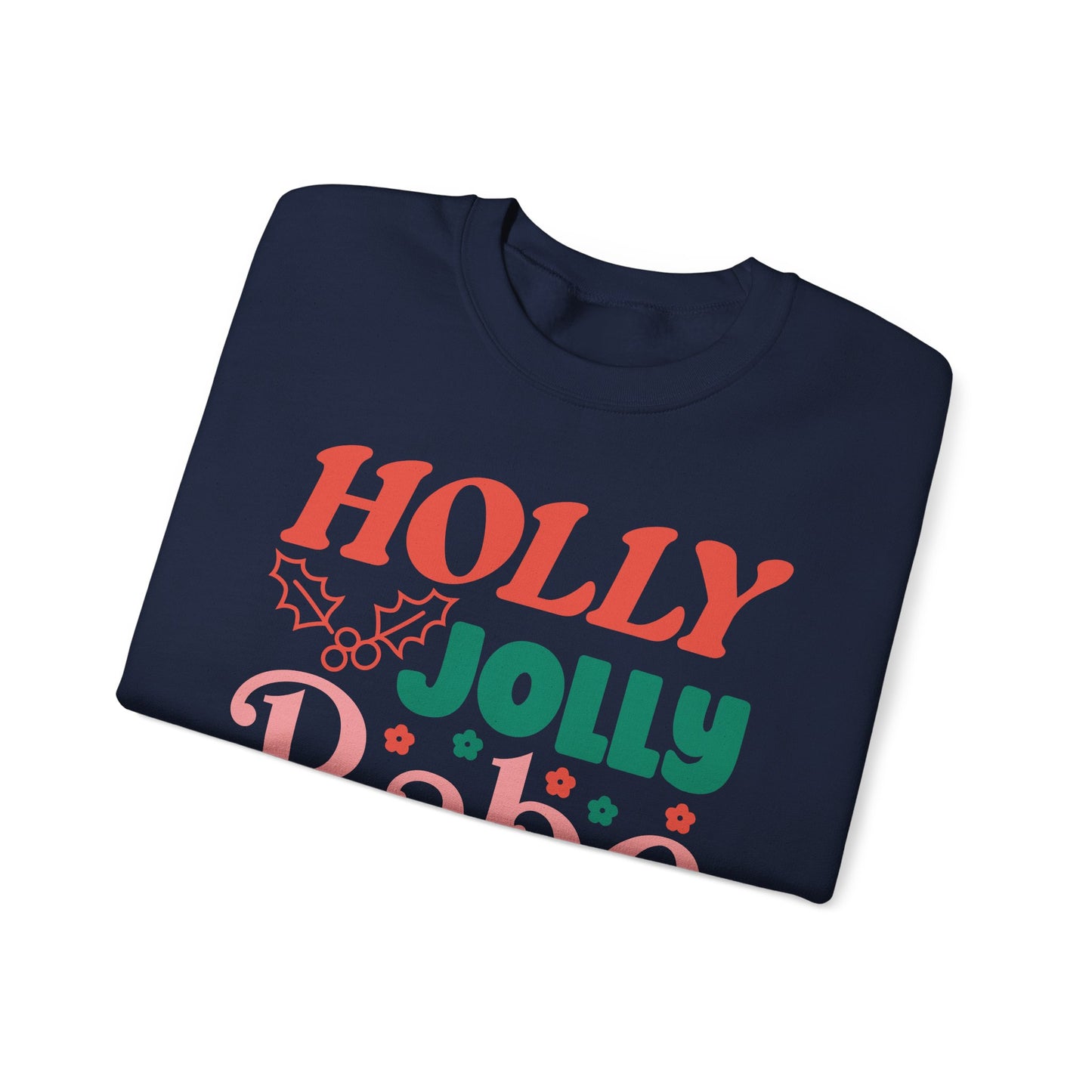 🎀✨ Holly Jolly Babe Retro Crewneck – Cute, Cozy & Festive