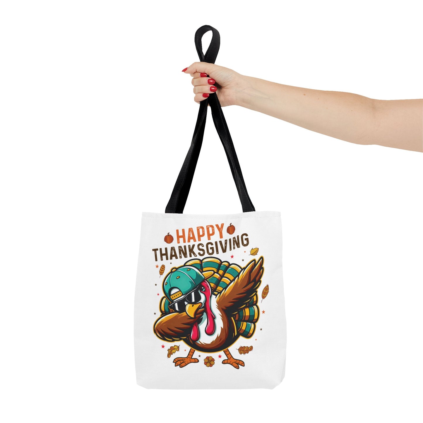 🦃 Dabbing Turkey Tote Bag – Thanksgiving Swagger with Holiday Humor