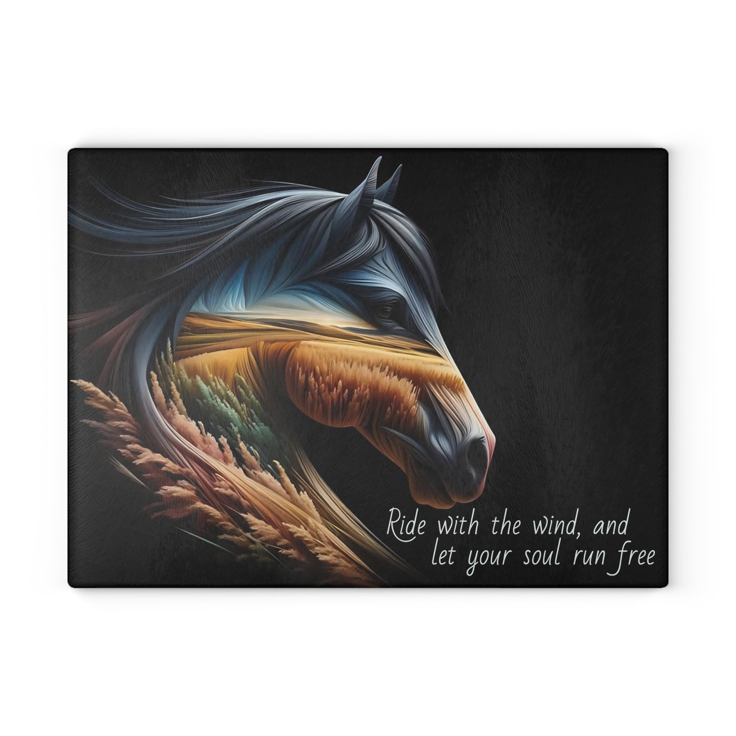 Horse cutting board, Farmhouse kitchen decor, Equestrian gift, Rustic kitchen gift, Horse lover decor, Charcuterie Board, unique accessory