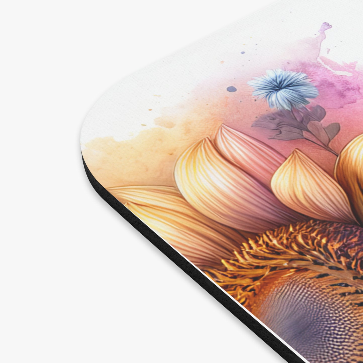 🖱️🦁🌻 Rhodesian Ridgeback Mouse Pad – Regal Ridgeback with Sunflowers & Florals