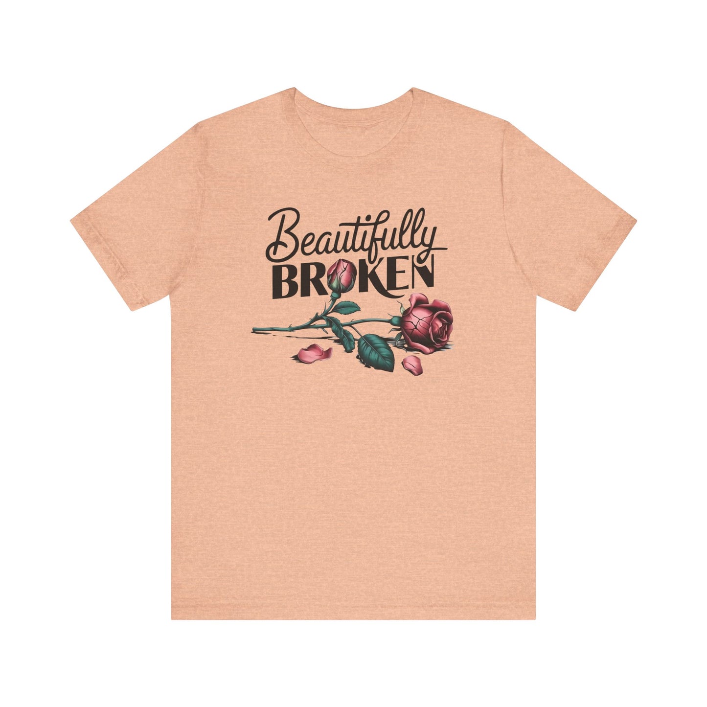 Camiseta Rosa “Beautifully Broken”: una camiseta empoderante con una elegancia suave
