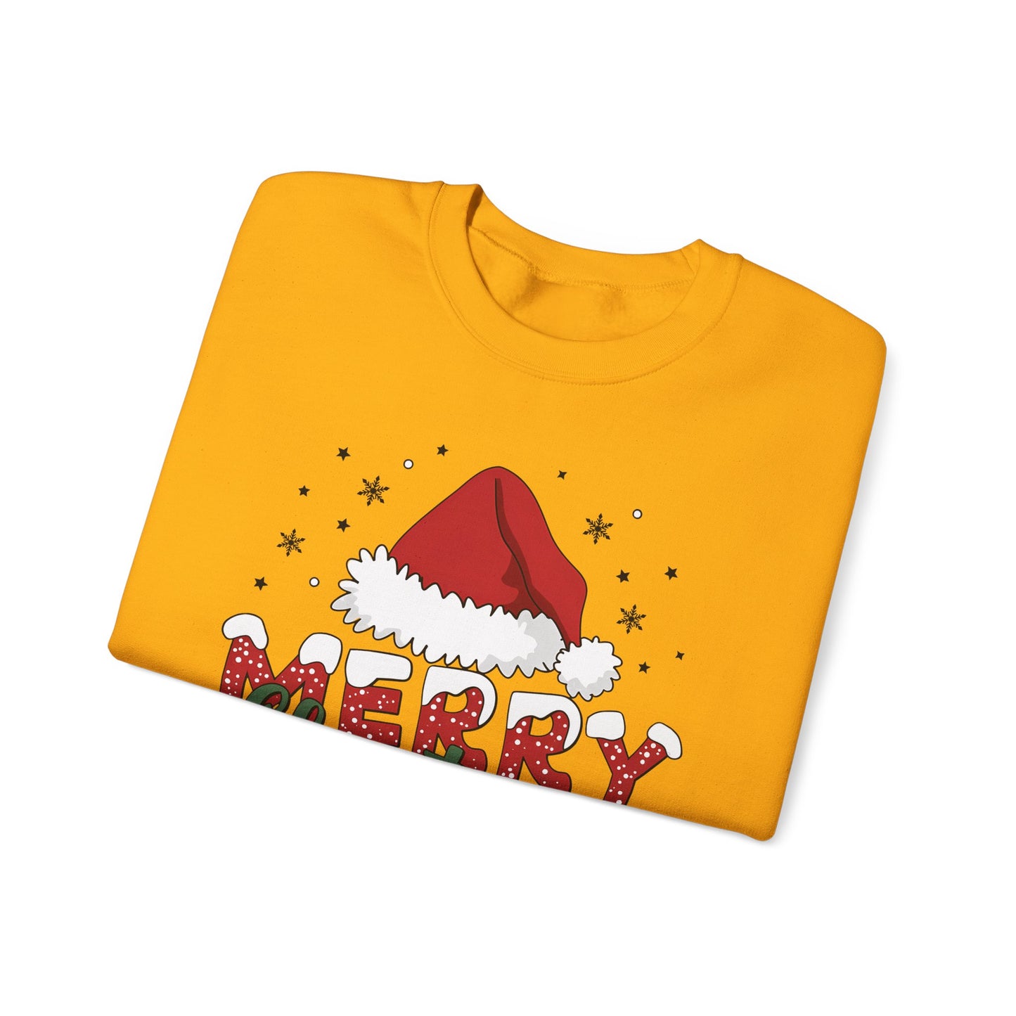 🎅✨ Merry Christmas Santa Hat Sweatshirt – Classic Festive Holiday Style