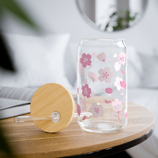 Vaso para beber Sakura Blossom: pétalos de rosa suave en flor