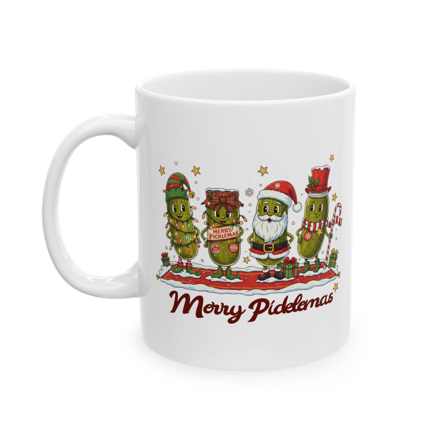 🥒🎄 Merry Picklemas – Festive Christmas Pickle Cup ✨☕
