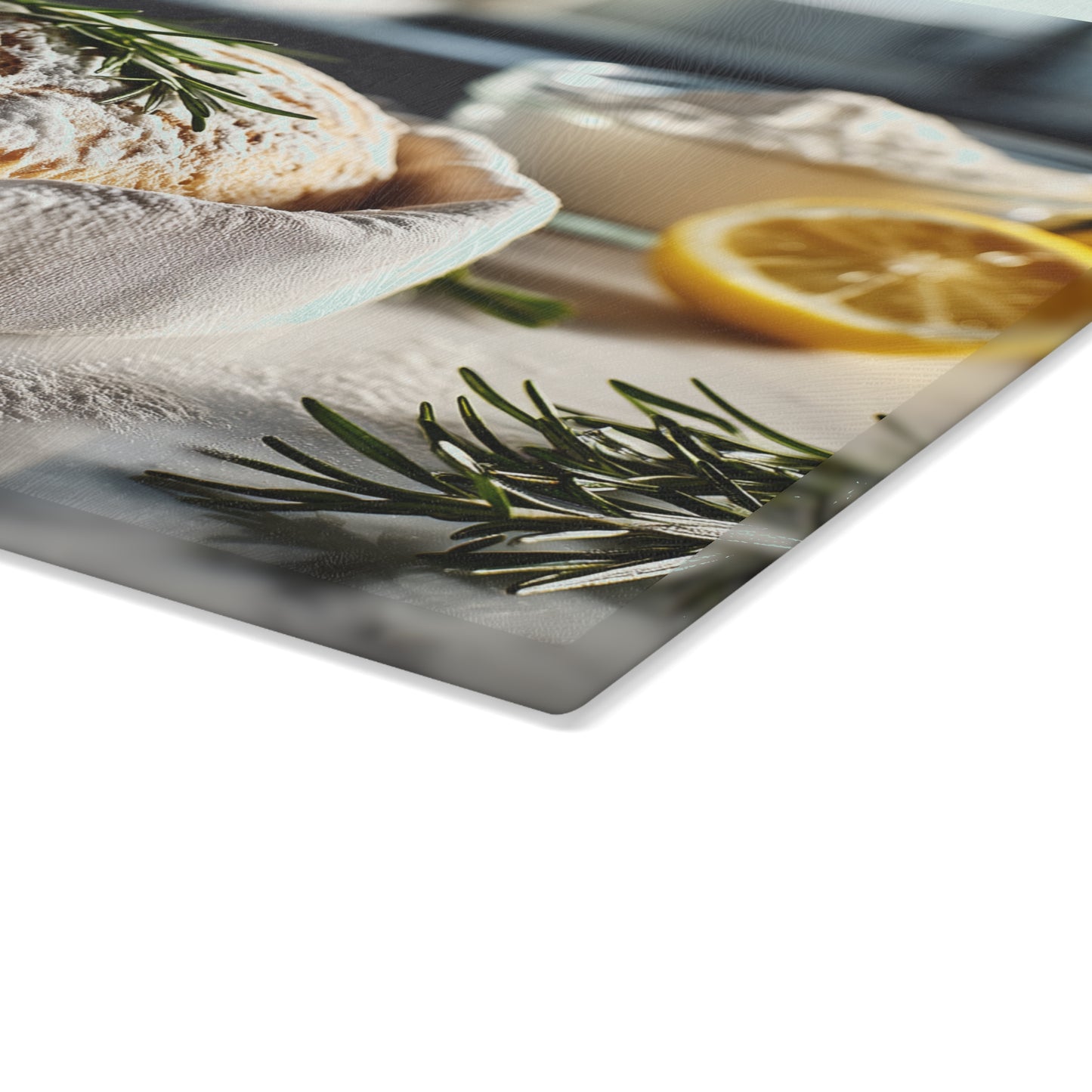 🍋🌿 Rustic Kitchen Bread & Herbs Cutting Board – Freshly Baked Charm for Your Kitchen 🍞