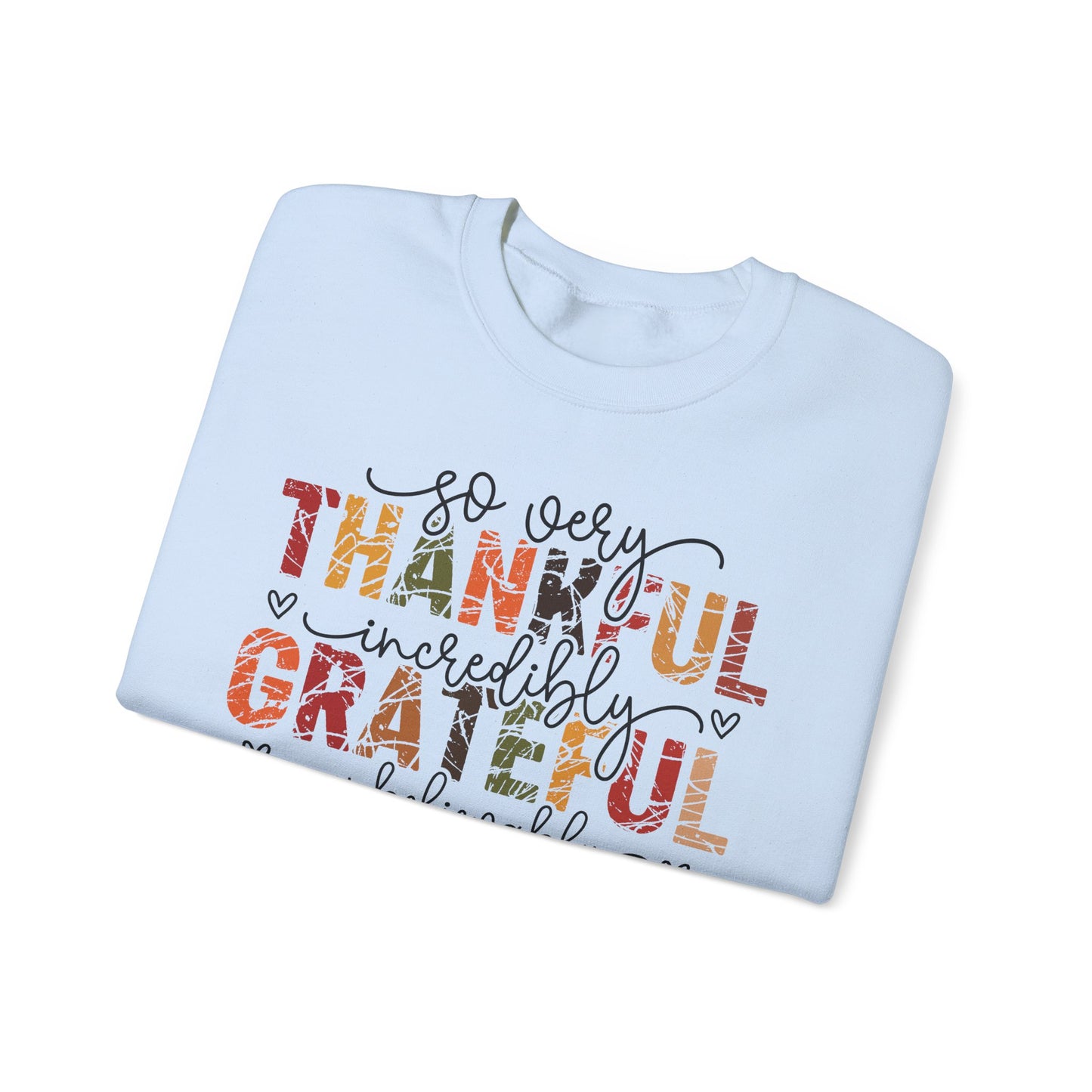 🤎✨ So Very Thankful, Incredibly Grateful, Unbelievably Blessed – Cozy Fall Sweatshirt 🍂🧡
