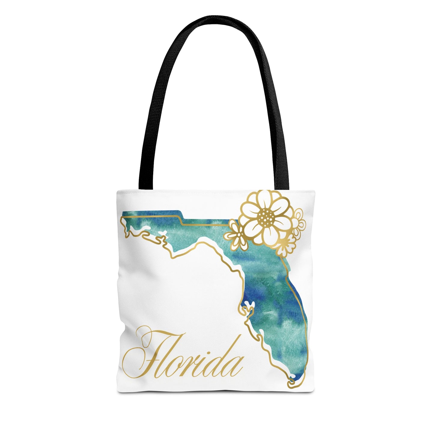 🌸 Florida State Floral Tote Bag – Elegant, Coastal & Practical 👜