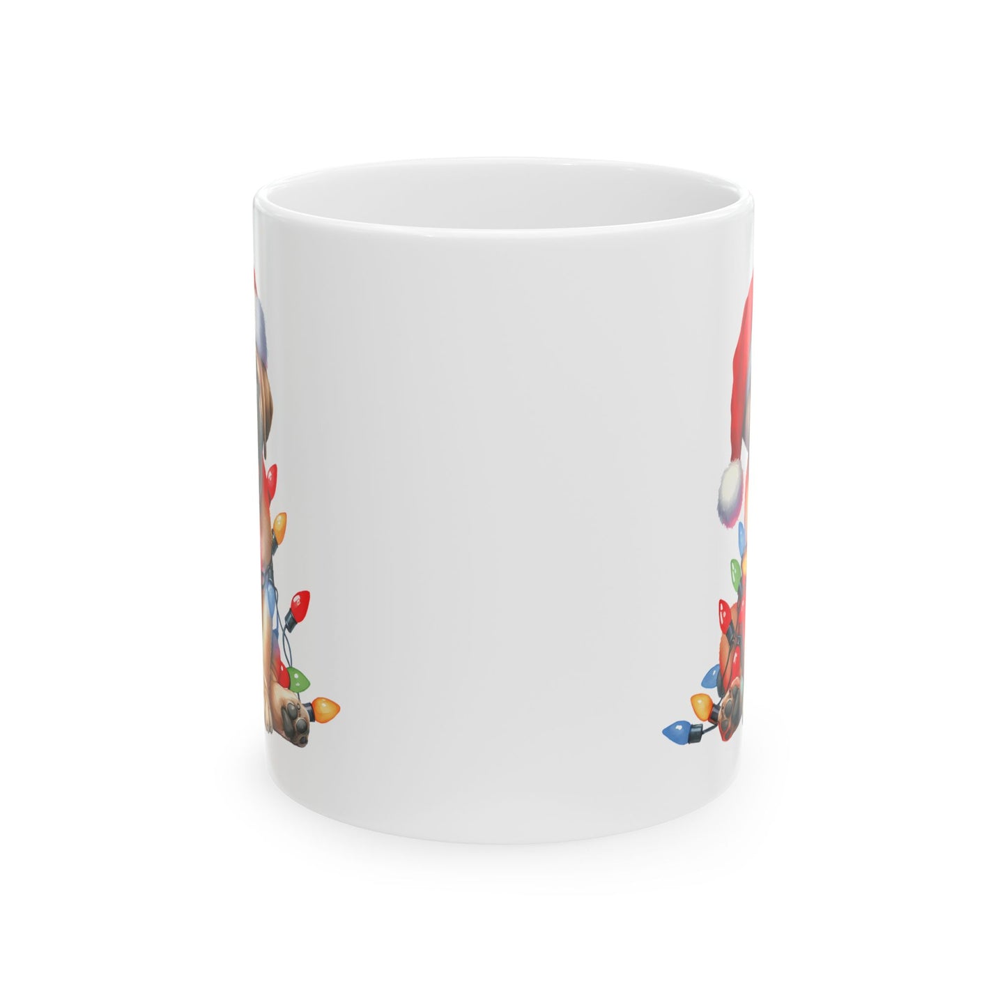 🎄 Mastiff Christmas Mug – Holiday Cheer with a Big-Hearted Pup 🐾