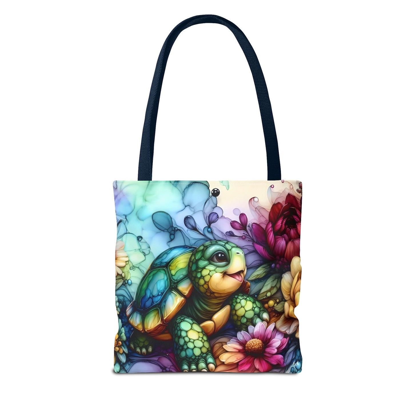 Bolsa de mano - Diseño de tortugas coloridas