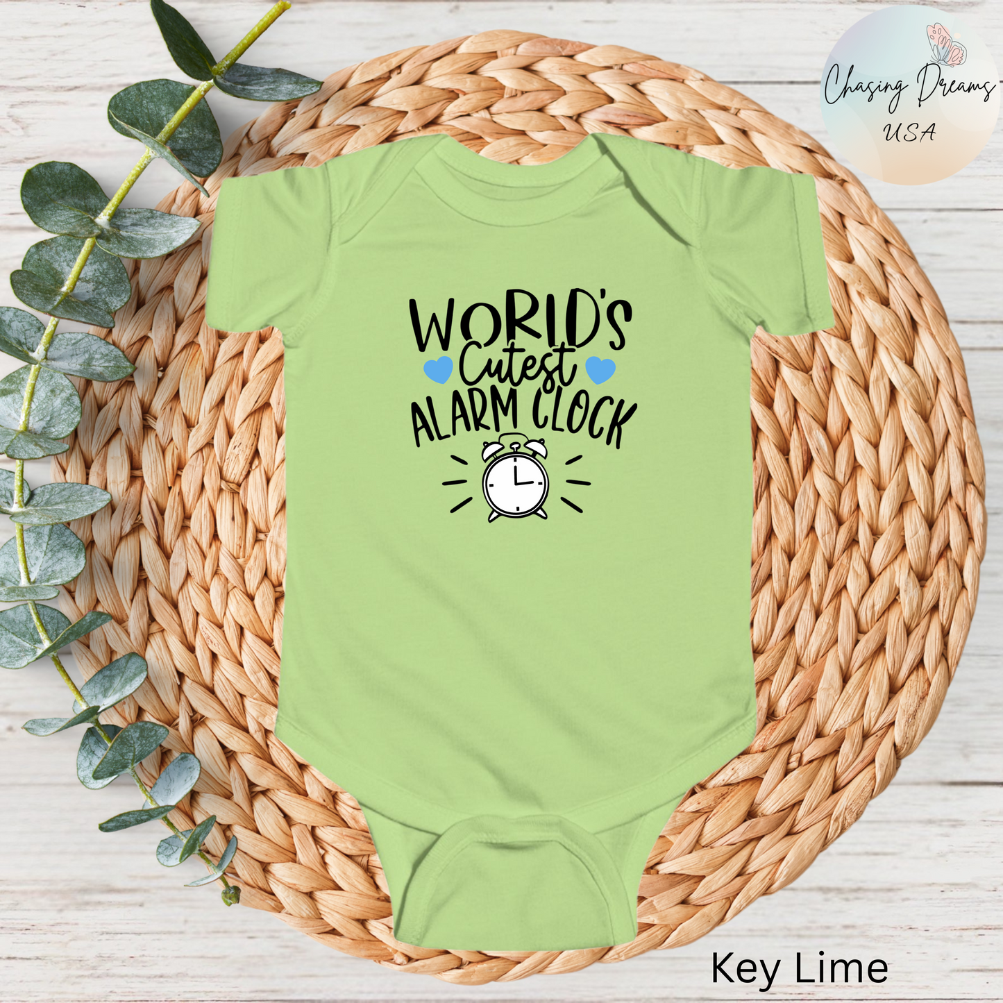 Pijama de bebé con el despertador más bonito del mundo | Divertido mono infantil con diseño de reloj | Disponible en versión orgánica