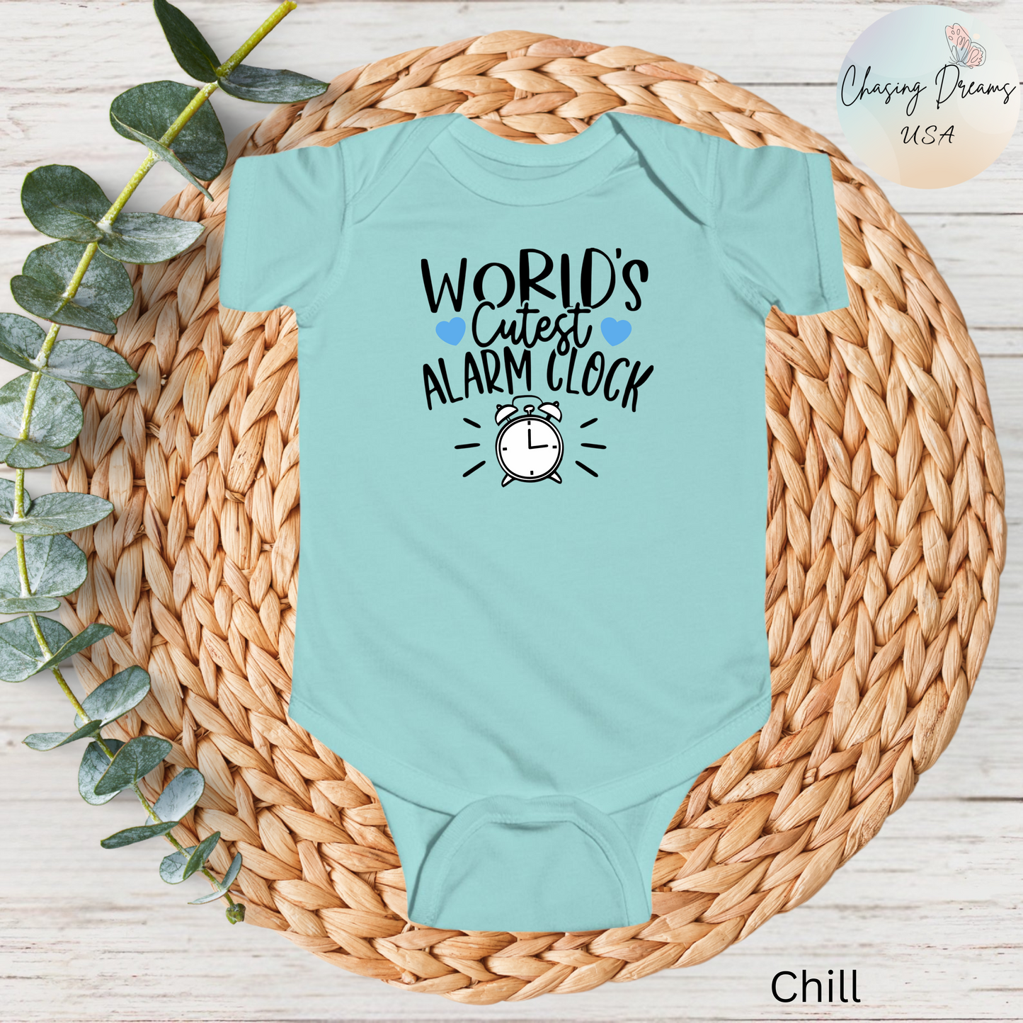Pijama de bebé con el despertador más bonito del mundo | Divertido mono infantil con diseño de reloj | Disponible en versión orgánica