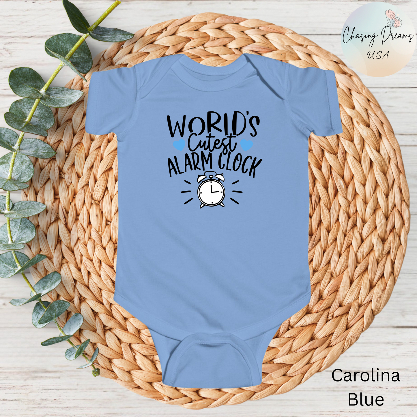 Pijama de bebé con el despertador más bonito del mundo | Divertido mono infantil con diseño de reloj | Disponible en versión orgánica