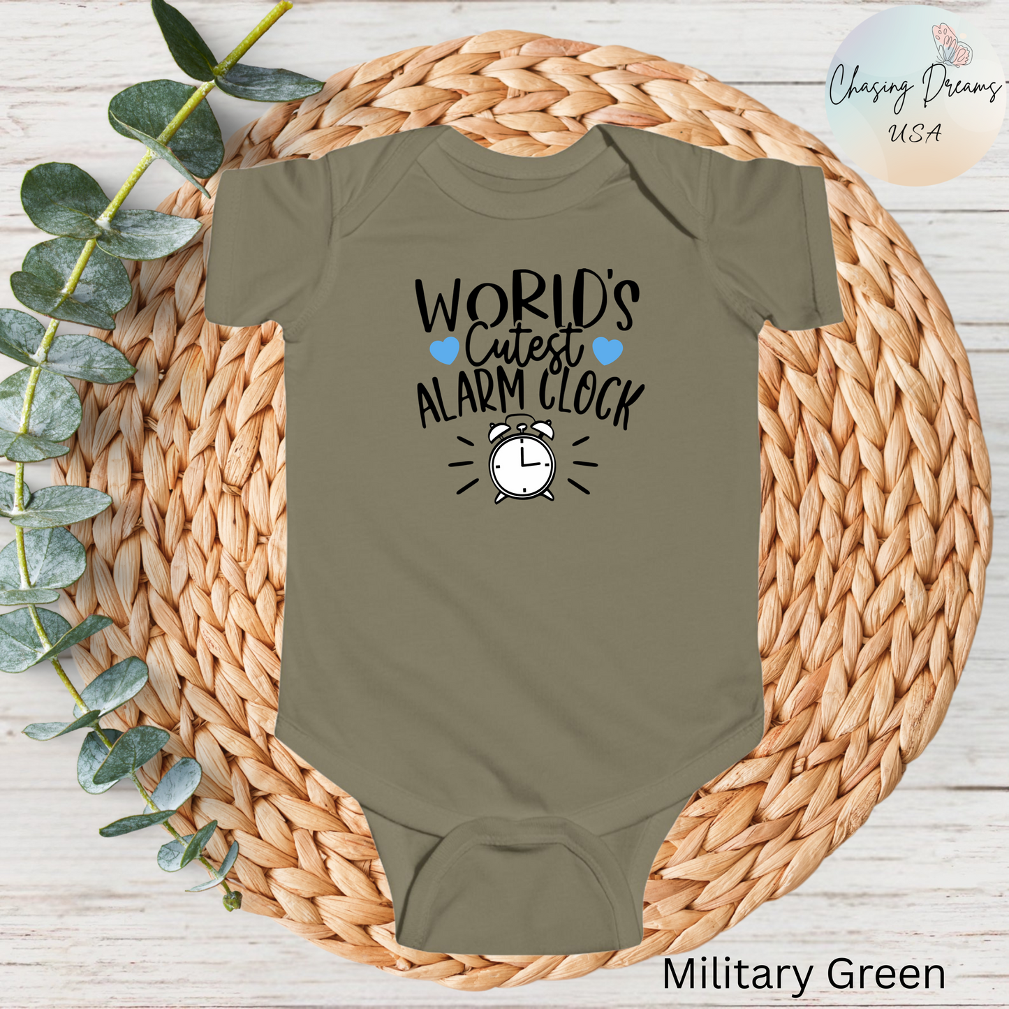 Pijama de bebé con el despertador más bonito del mundo | Divertido mono infantil con diseño de reloj | Disponible en versión orgánica