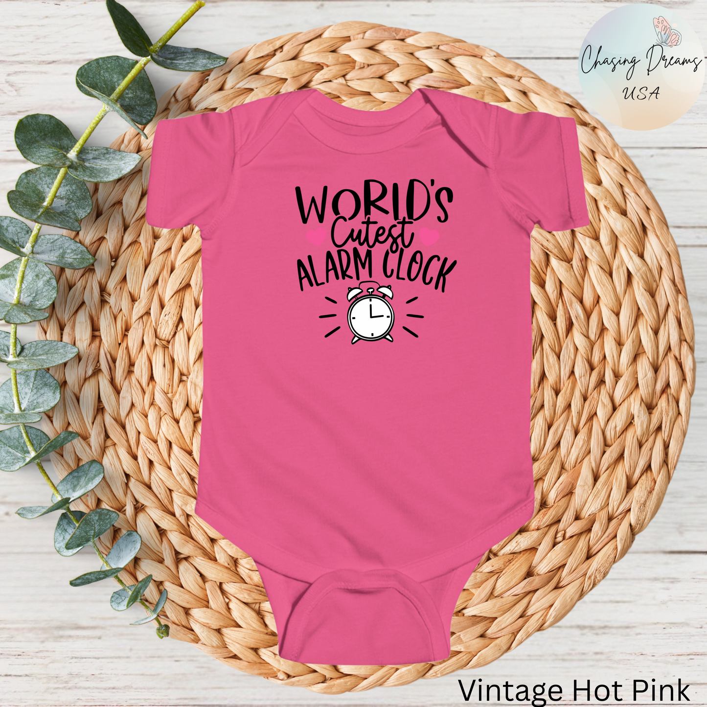 Pijama de bebé con el despertador más bonito del mundo | Divertido mono con diseño de reloj | Disponible en versión orgánica