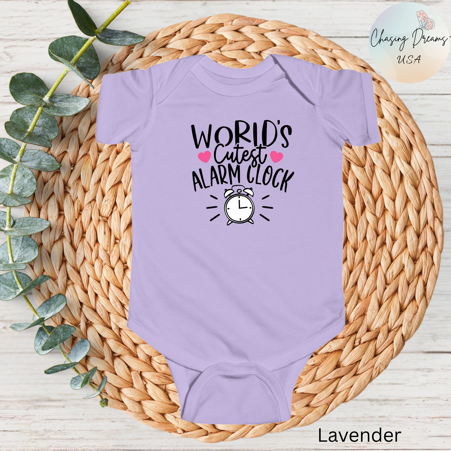 Pijama de bebé con el despertador más bonito del mundo | Divertido mono con diseño de reloj | Disponible en versión orgánica