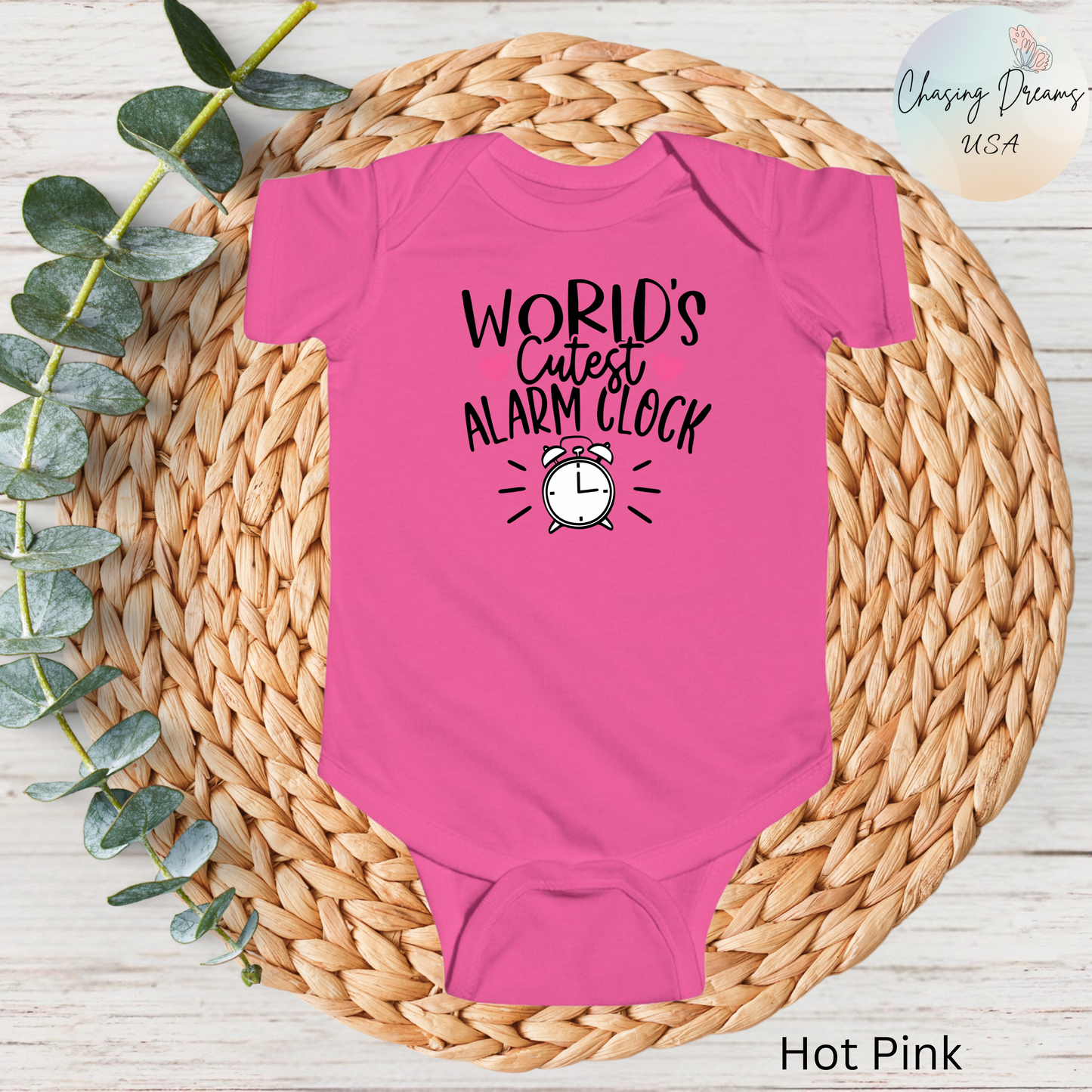 Pijama de bebé con el despertador más bonito del mundo | Divertido mono con diseño de reloj | Disponible en versión orgánica