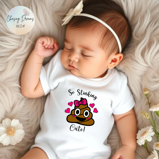 Mono de bebé adorable: mono divertido con emojis para niñas