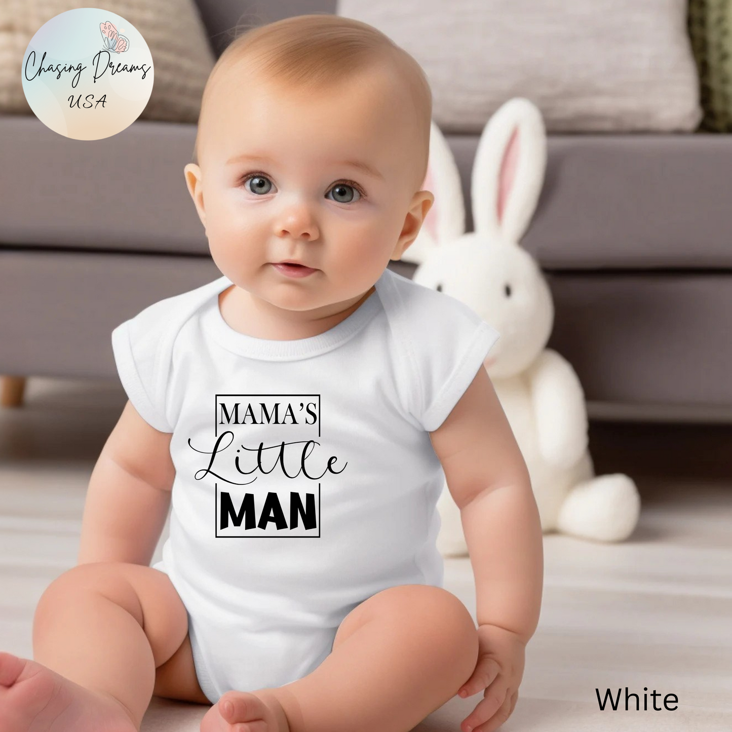 Body de bebé "Hombrecito de Mamá" - Body de algodón suave para niño