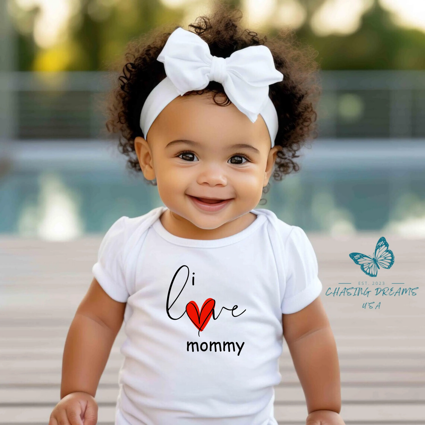 ❤️👶 I Love Mommy Baby Onesie – Sweetheart Print Outfit for Babies 🌸💝