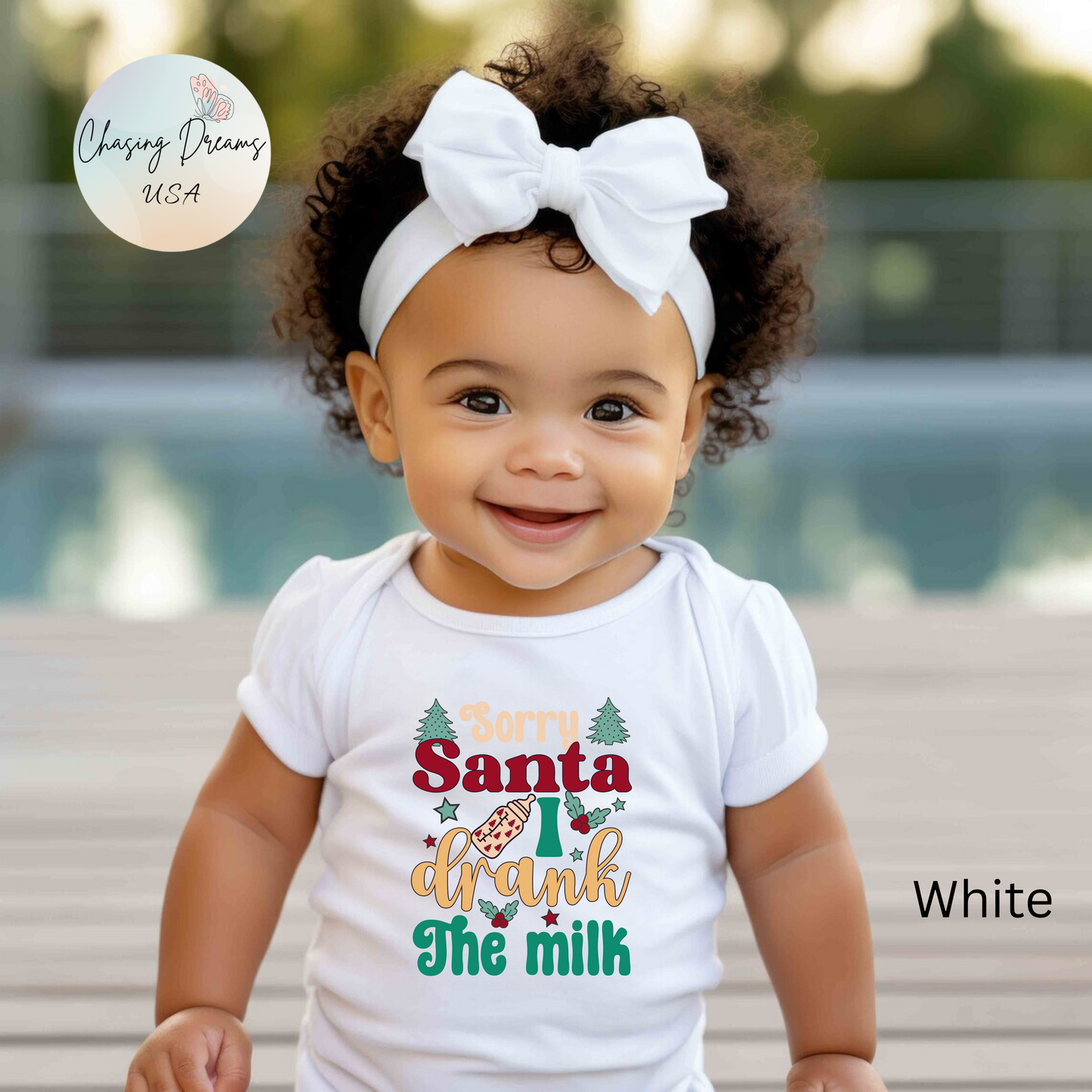 🎅🍼 Sorry Santa I Drank the Milk Baby Onesie – Funny Christmas Outfit for Babies 🎄✨