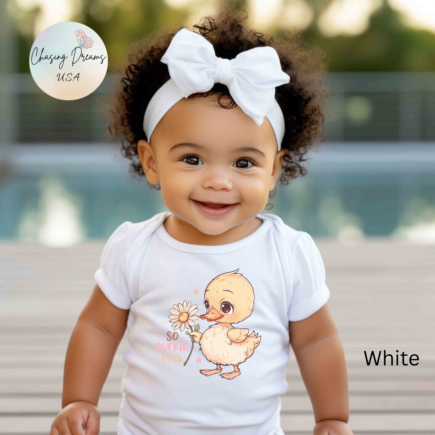 🦆 So Duckin’ Cute Baby Onesie – Funny Farm Animal Outfit 🌼