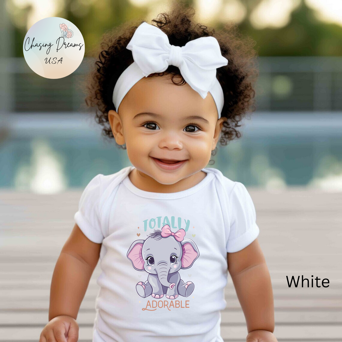 🐘 Totally Adorable Baby Onesie – Sweet Elephant Outfit 💖✨