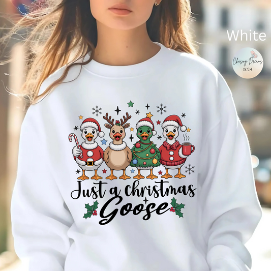🎄🦆 Christmas Ducks Sweatshirt – Funny Holiday Farm Animal Crewneck 🎁