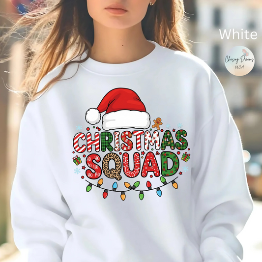 🎅✨ Christmas Squad Sweatshirt – Festive Cheer for the Whole Crew 🎄🎁