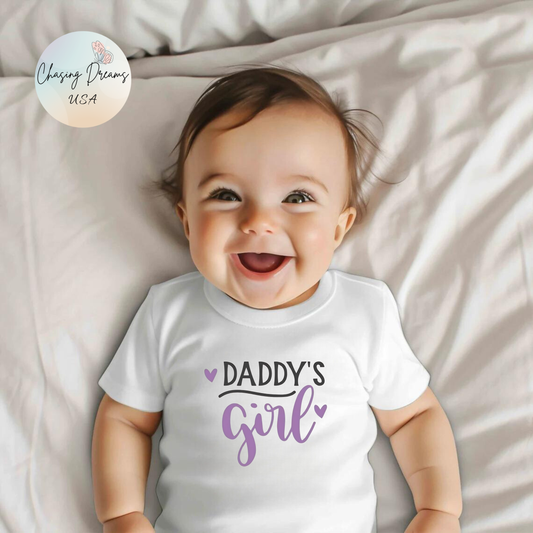 💜 Daddy’s Girl Baby Onesie – Sweet Outfit for Your Little Princess 👶✨