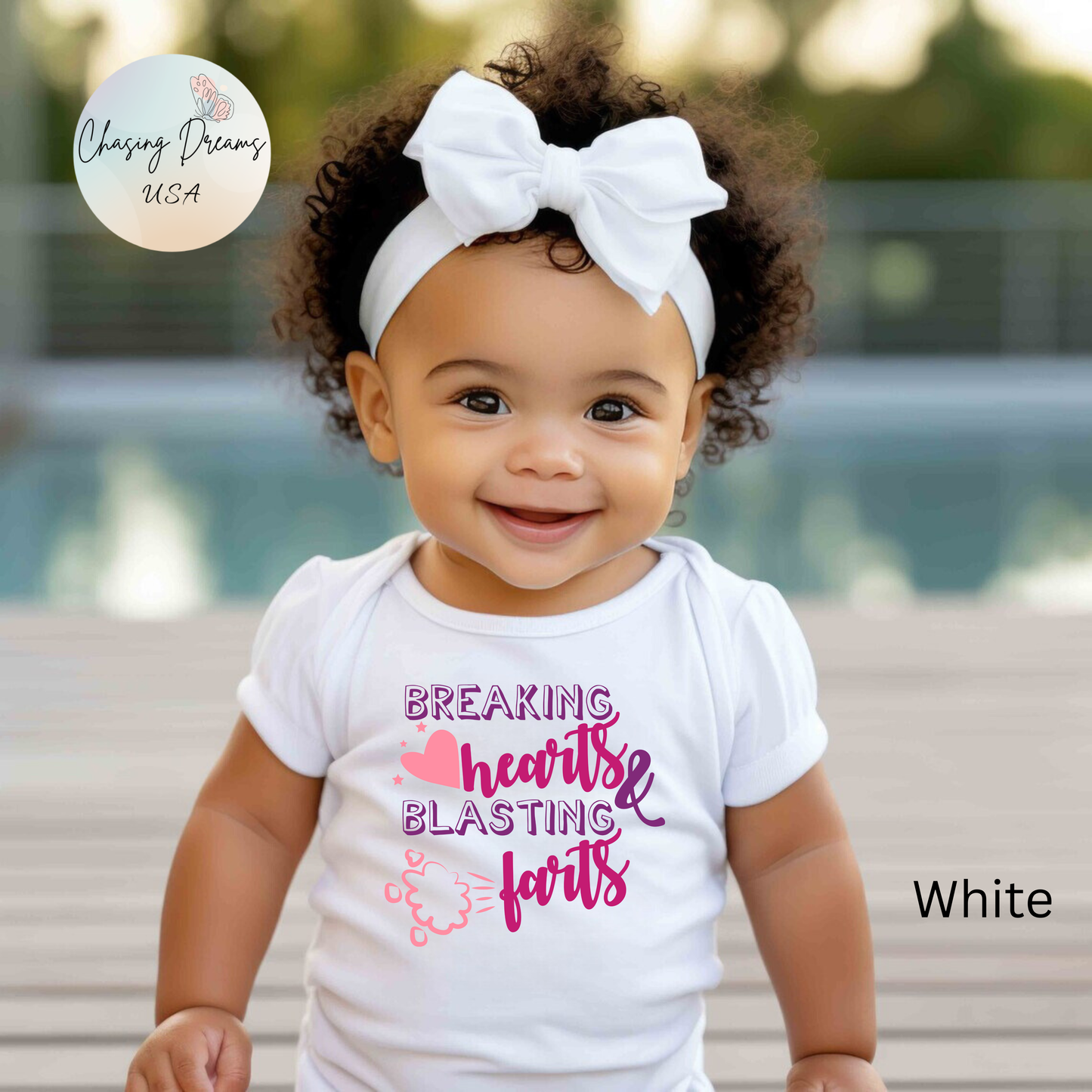 💥 Breaking Hearts & Blasting Farts Baby Onesie – Funny & Adorable Outfit 👶✨