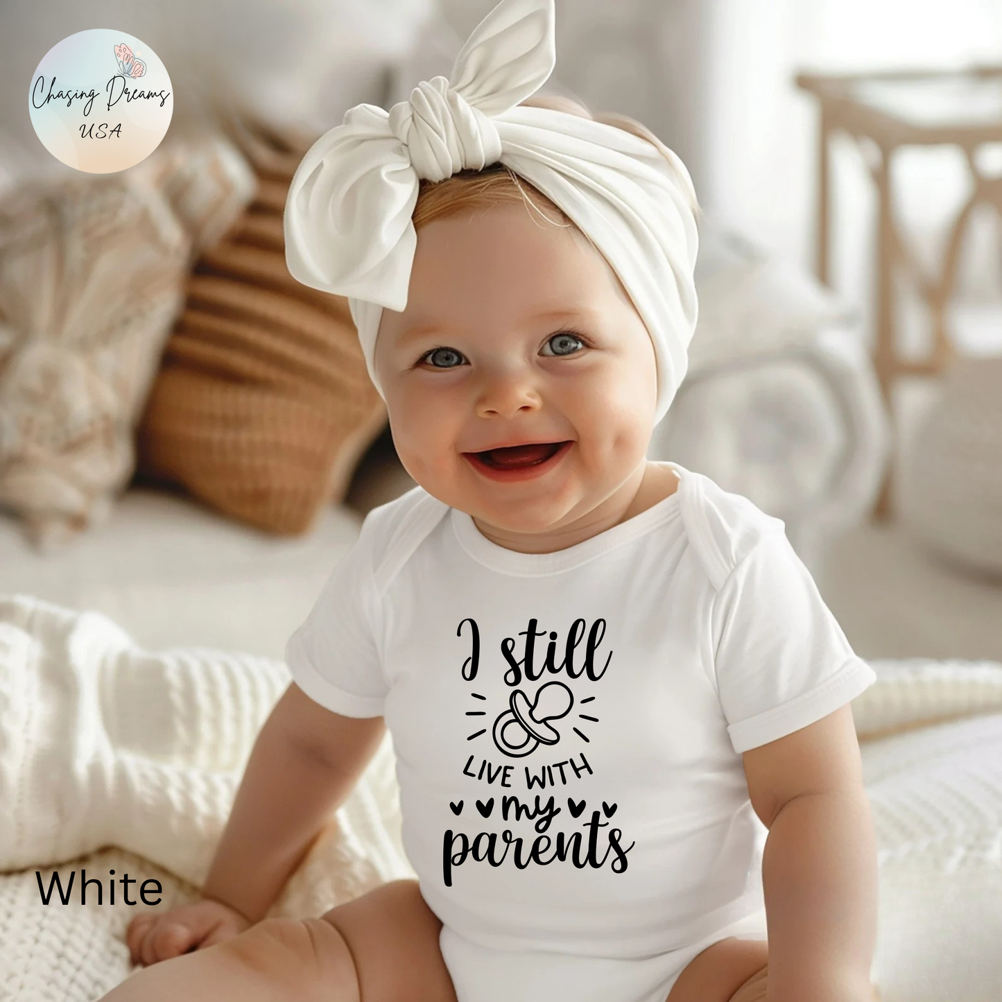 I Still Live With My Parents – Funny Baby Onesie 🍼💕